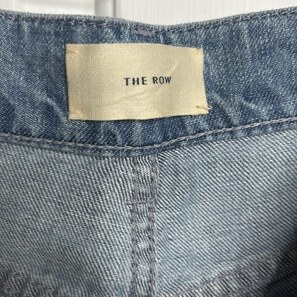 EUC THE ROW Tarley Jean 100% linen in Bleached color size 24 - Picture 4 of 11